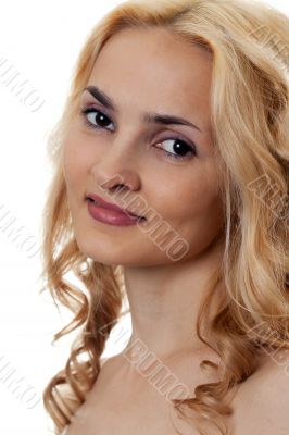 portrait of a beautiful blonde