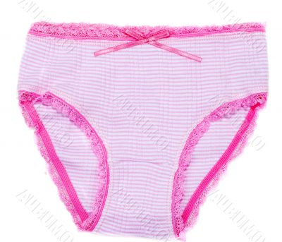 Colour striped female undershorts