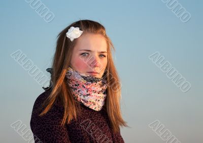 portrait of a beautiful girl