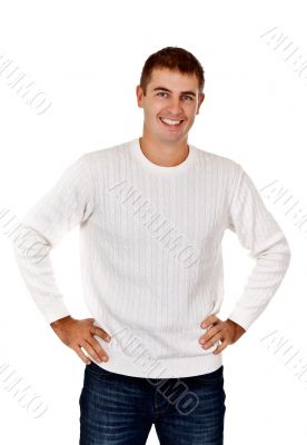 portrait of handsome man