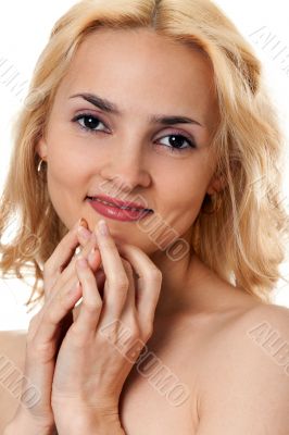 portrait of a beautiful blonde