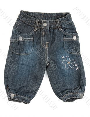 Children`s pants jeans