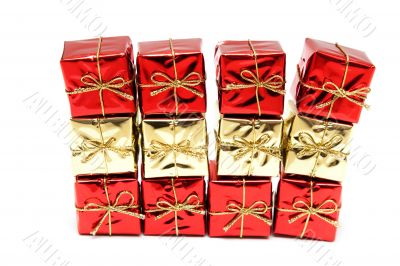 Gift red boxes