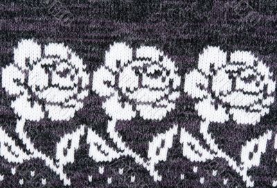 knitted gray background