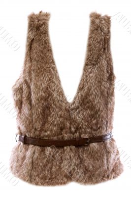 fur vest