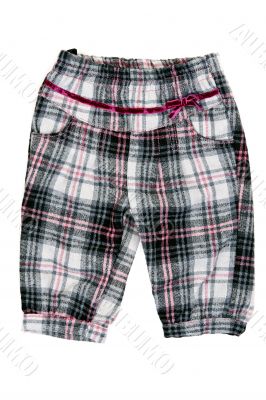 children`s checkered pants