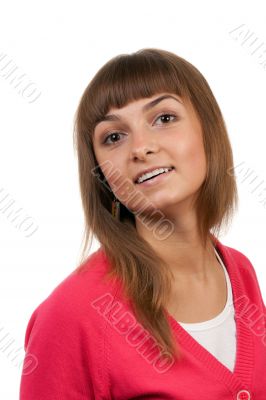 portrait of the brunette