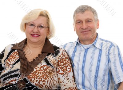 portrait of an elderly couple