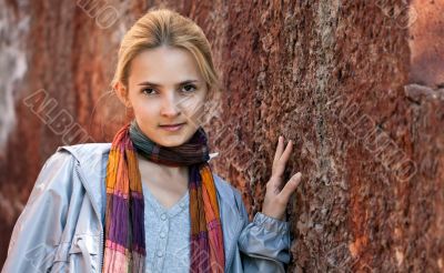 portrait of a beautiful girl with