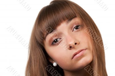 portrait of a young beautiful girl