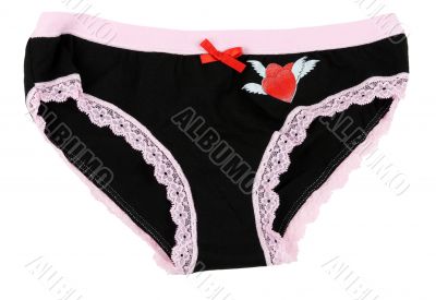 Women`s panties with a pattern