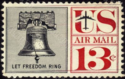 Stamp Let Freedom Ring 13c Stamp Let Freedom Ring 13c