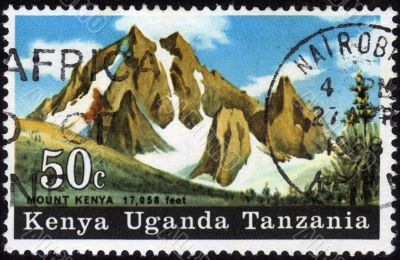 Postage Stamp Mount Kenya