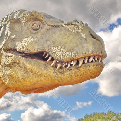 Dinosaur Tyrannosaurus Rex Head