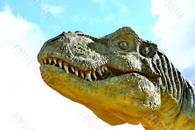 Dinosaur Tyrannosaurus Rex Head