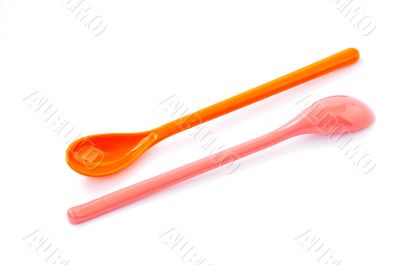 Plastic spoons