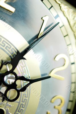 Clock hands, shallow DOF