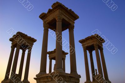 Relics of Palmyra in Syria