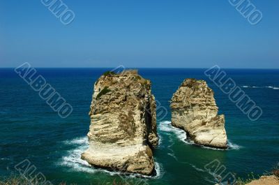 Pigeon Rocks,Beirut Lebanon