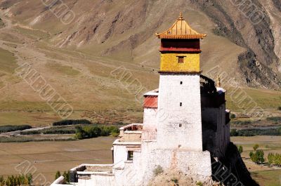 Ancient Tibetan castle