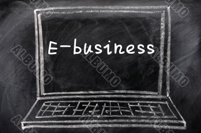 E-business concept
