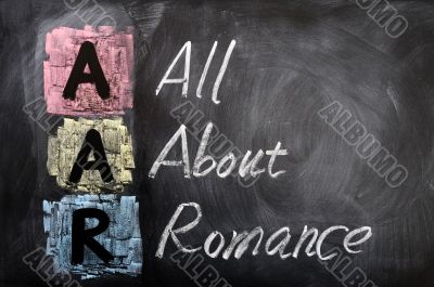 Acronym of AAR for All About Romance