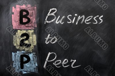 Acronym of B2P - Business to Peer