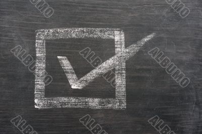 Check box with a tick