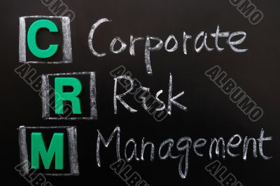 Acronym of CRM - Corporate Risk Management