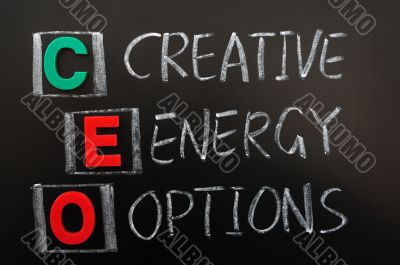 Acronym of CEO - Creative Energy Options Acronym of CEO - Creative Energy Options