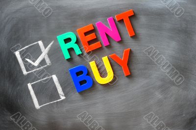 Rent and buy check boxes