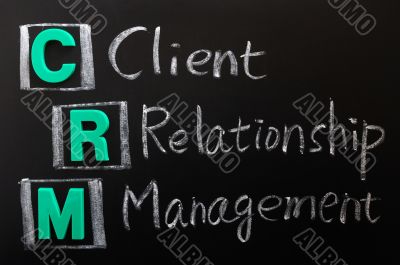 Acronym of CRM - Client Relationship Management