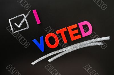 I voted