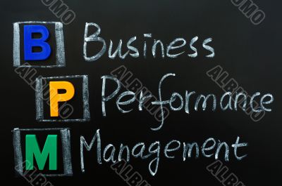 Acronym of BPM - Business Performance Management