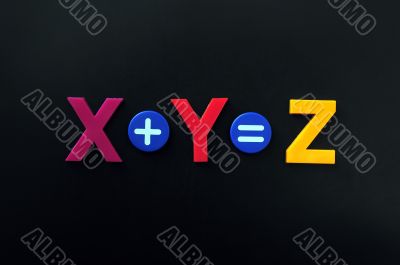 Math formula of x plus y
