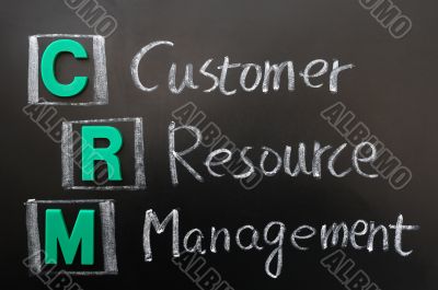 Acronym of CRM - Customer Resource Management