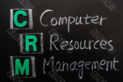Acronym of CRM - Computer Resources Management