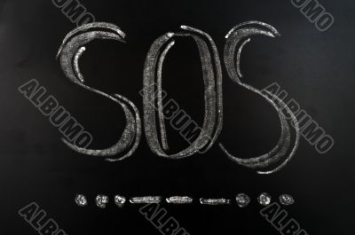 SOS international Morse Code
