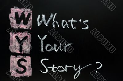 What`s your story