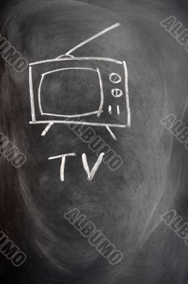 TV set drawing