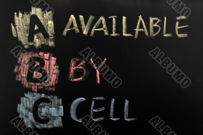 Acronym of ABC - Available by cell