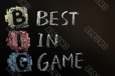 Acronym of Big - Best in Game