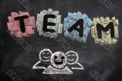 Teamwork concept