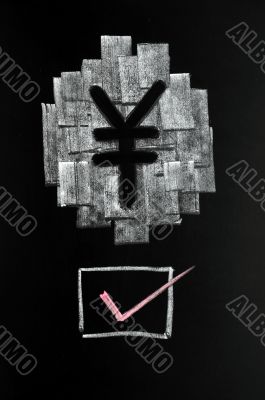 Symbol of Chinese Yuan