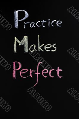 Text of `Practice Makes Perfect` 