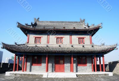 Ancient city wall of Xian, China