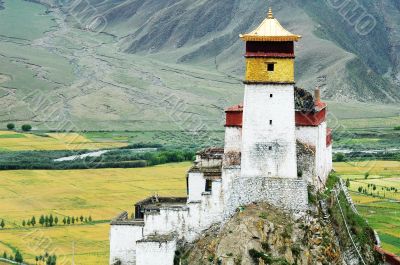 Landscape in Tibet Landscape in Tibet