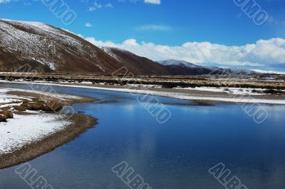 Landscape in winter