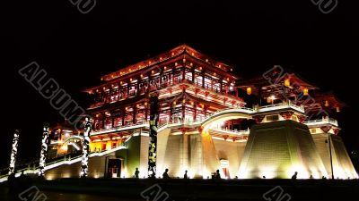 Night scenes of Xian,China