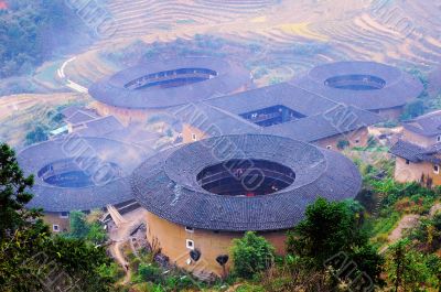 Local residence houses in Fujian China